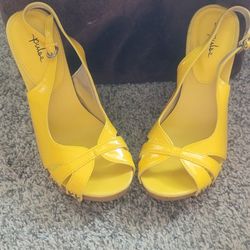 New Yellow Heels