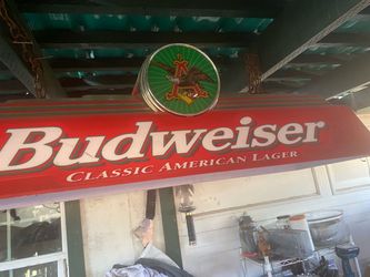 Budweiser bar light