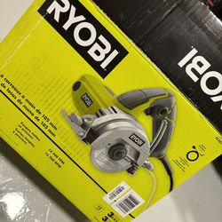 Ryobi 12 -Amps 4 in. Blade Corded Wet Tile Saw