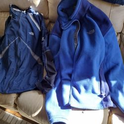 The North Face Fleece Jacket And Free Windbreaker 