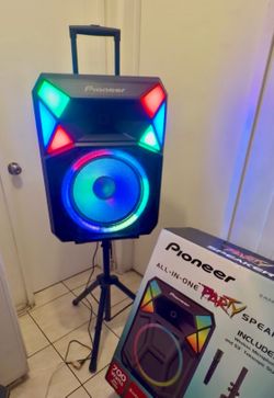 Pioneer 700W Bluetooth Party Speaker – PSX615 PA System w/ Deep Bass, Mic Inputs, DJ / Karaoke Ready