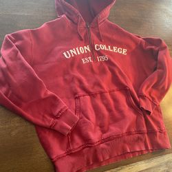 Union College Est 1795 Hooded Hoodie Sweatshirt Men’s size Large L