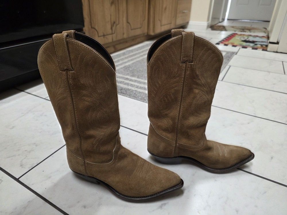 Code West Brown Suede Western Cowboy Boots π’ Women Size 7