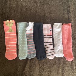 Baby Girl Knee High Socks 6-12 Month