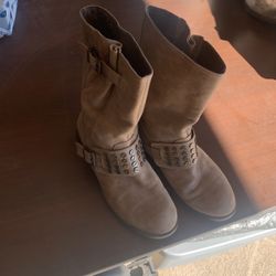 Jessica Simpson Suede Leather Booties