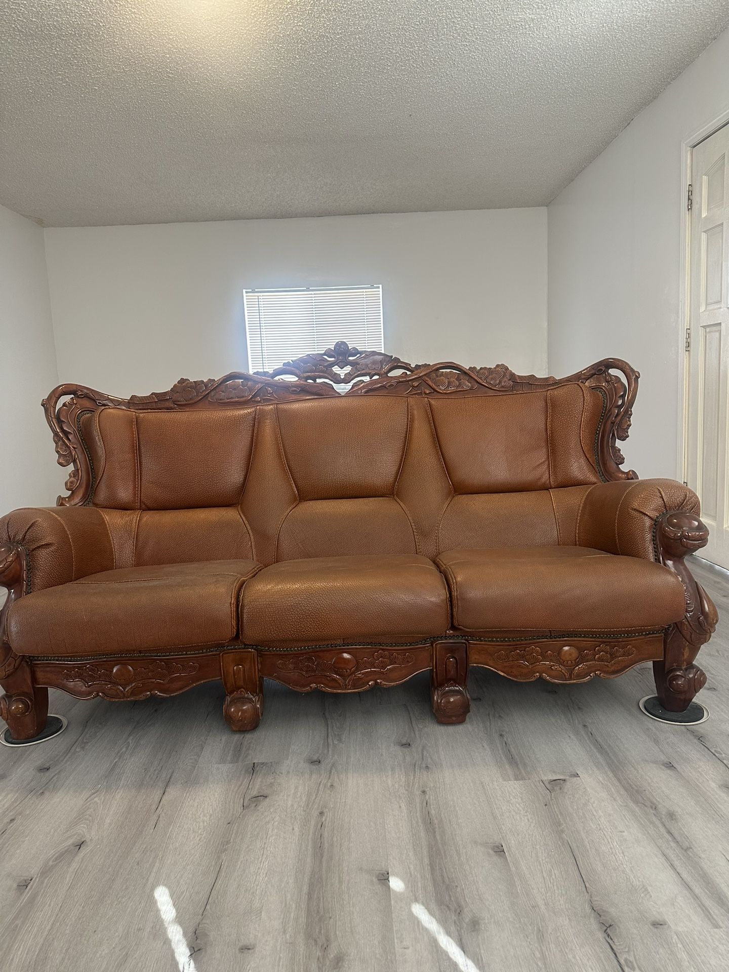Korean Buffalo Leather Sofa