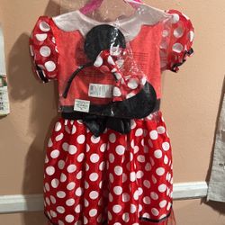 Minnie Mouse Girls Costume