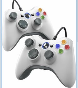 2 Xbox 360 Wired Controllers