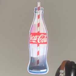 Lenticular Coca Cola Bottle Wall Hanging