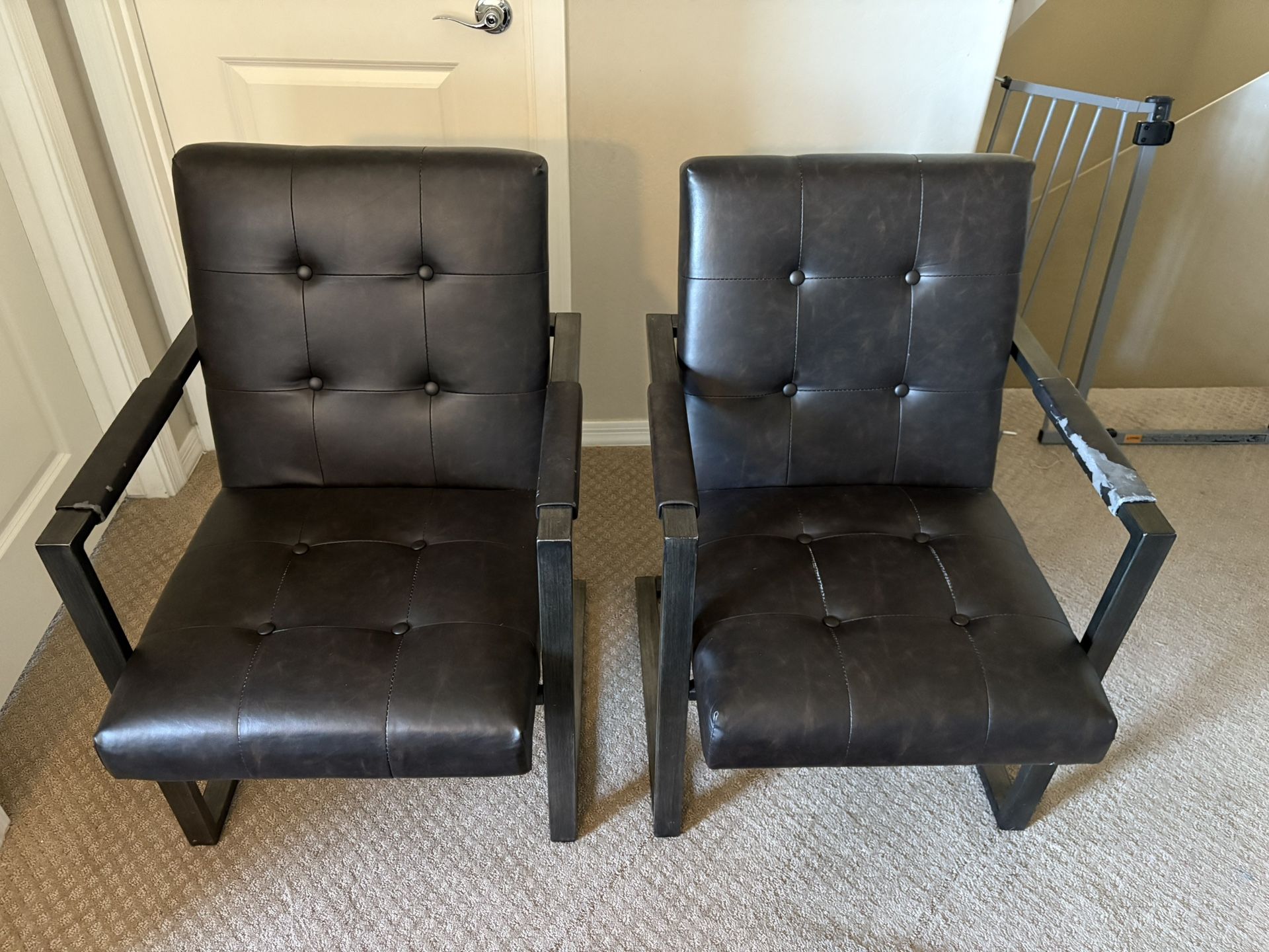 Leather desk Chairs 