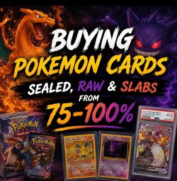 Buying pokemon sealed raw slabs etc