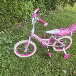 Bike with Baby Doll Holder Pink 