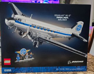 LEGO Icons 11378 Douglas DC-3 Pan Am Airliner Boeing New!