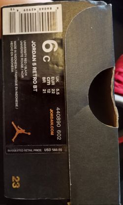 Jordan Retro 5 Toddler