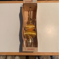 Vintage Christmas Tree Topper in Original Damaged Box