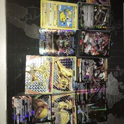 Assorted Pokémon cards