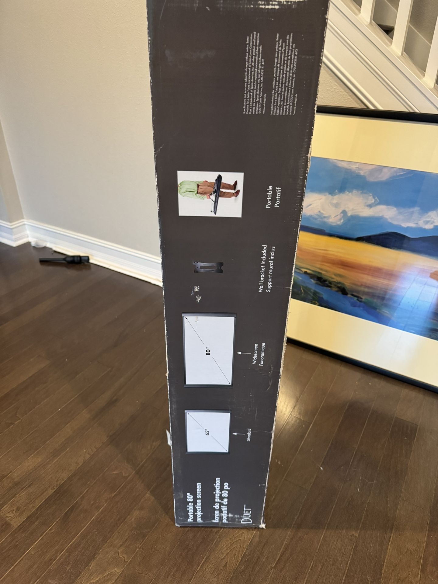 Portable 80 Inch Screen Projector 