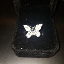 Size 5 Sterling Silver Butterfly Ring New