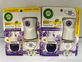 Air wick warmer and refill 2 x $6