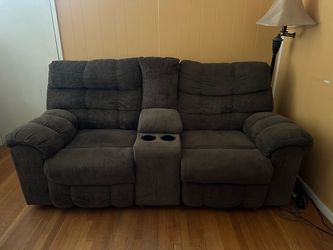 Double Recliner Couch