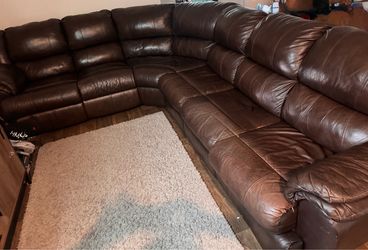 Leather couch