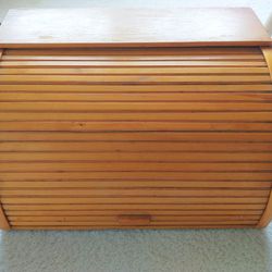 Bread box, Russian  15” wide x 11” deep x 8” high-