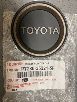 TRD Pro Wheels Bronze OEM center Cap Toyota 4Runner Tacoma