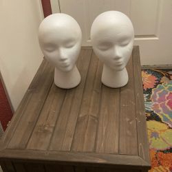 Styrofoam Wig Heads