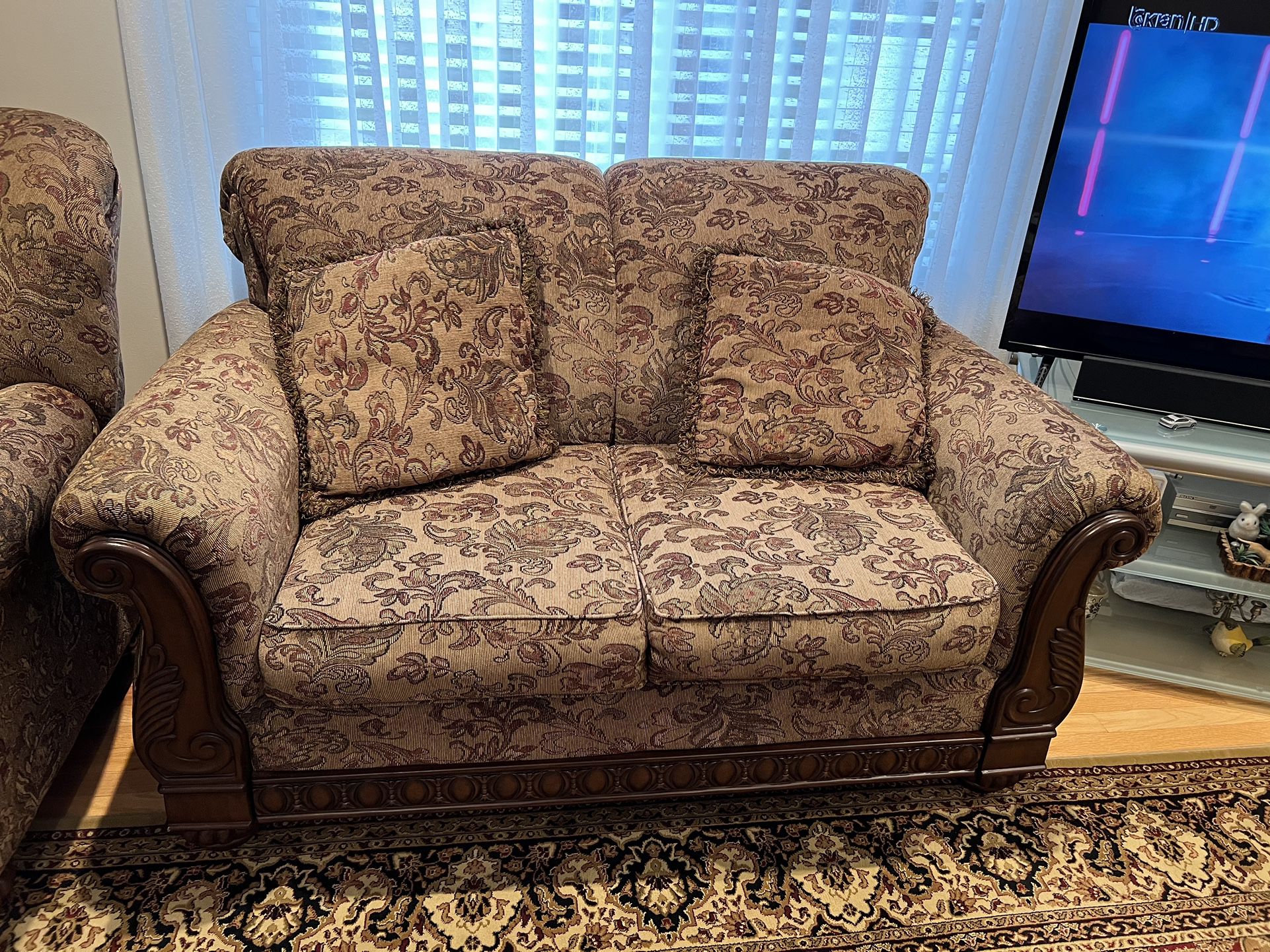 2 Seater Couch Sofa Loveseat 