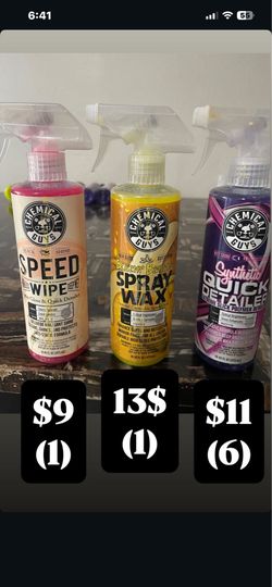 Chemical guys products