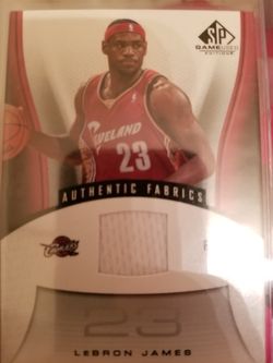 Lebron james Jersey card