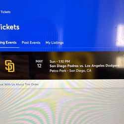 4 Dodger Tickets For SALE ! Will Transfer Them Online 