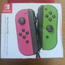 Nintendo Switch Joycons (Pink & Green)
