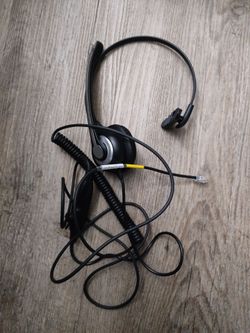 Wantek Wired RJ9 Telephone Headset For Sale