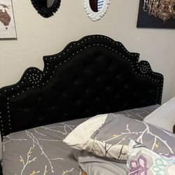 Bed Head And Mini Room Fridge 