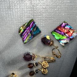 Vintage Earrings $20 Five Pairs.