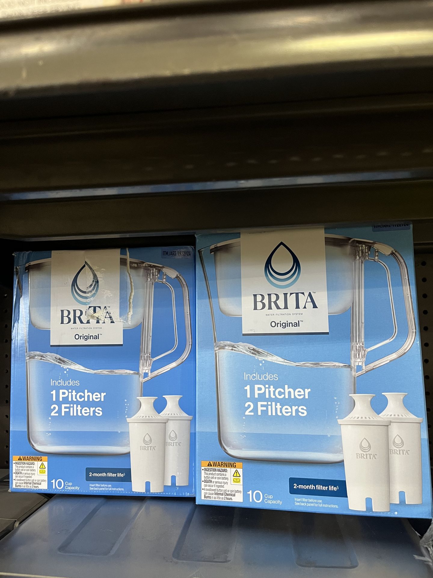 Brita Large 10 cup water filter picture with 2 filters