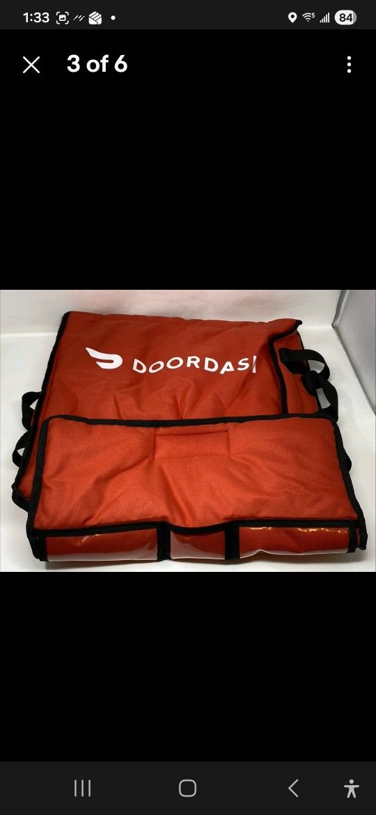 New and Used Doordash Pizza Bags / Delivery Bags
