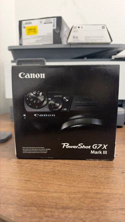 Canon powershot G7 X Mark III digital camera