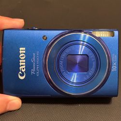 Canon PowerShot ELPH 150 IS 20MP 10x Optical Zoom Blue Digital Camera