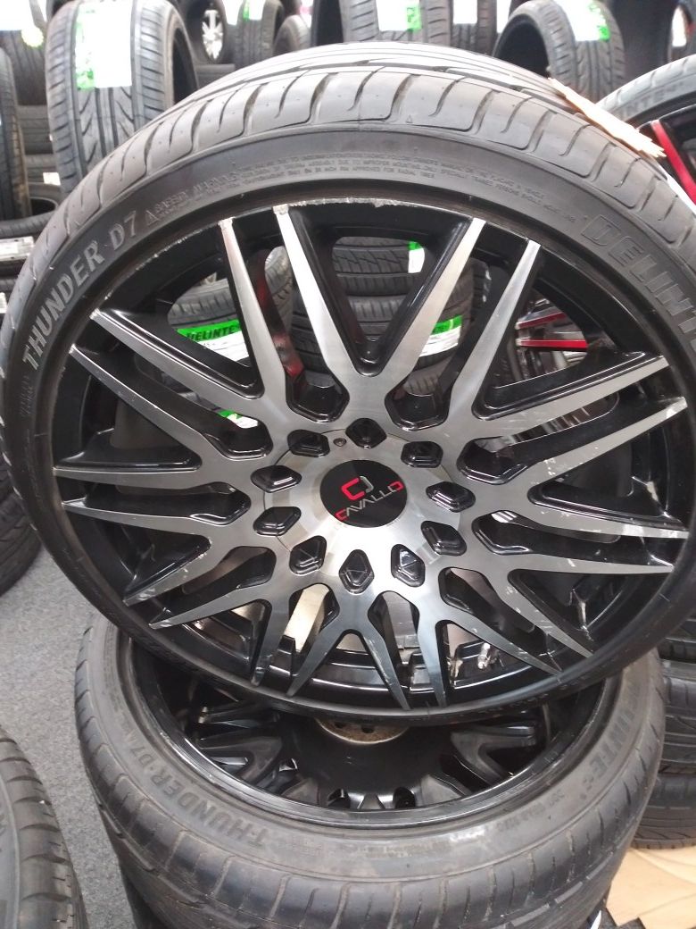 20 inch cavallo wheels and tires