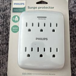 Philips Surge Protector 6 outlets