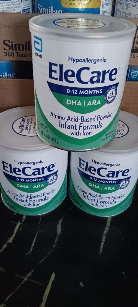 Elecare Formula Hypoallergenic 3 Availables 