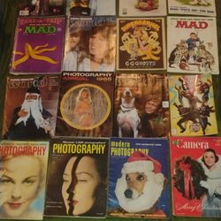 Vintage Books Magazines Mad Photography 