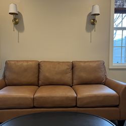 Gorgeous leather La-Z-Boy sofa