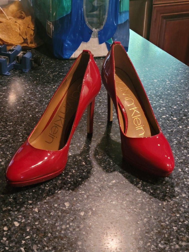 Calvin Klein Red Heels