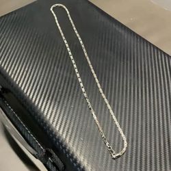 Box Link Silver Chain 