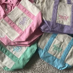 Trader Joe’s Mini Tote Bag Pastel Color