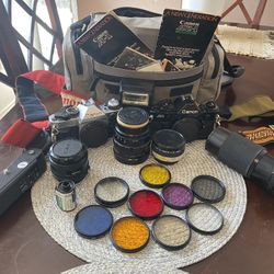 Canon AE1 Program And A1 Cameras 