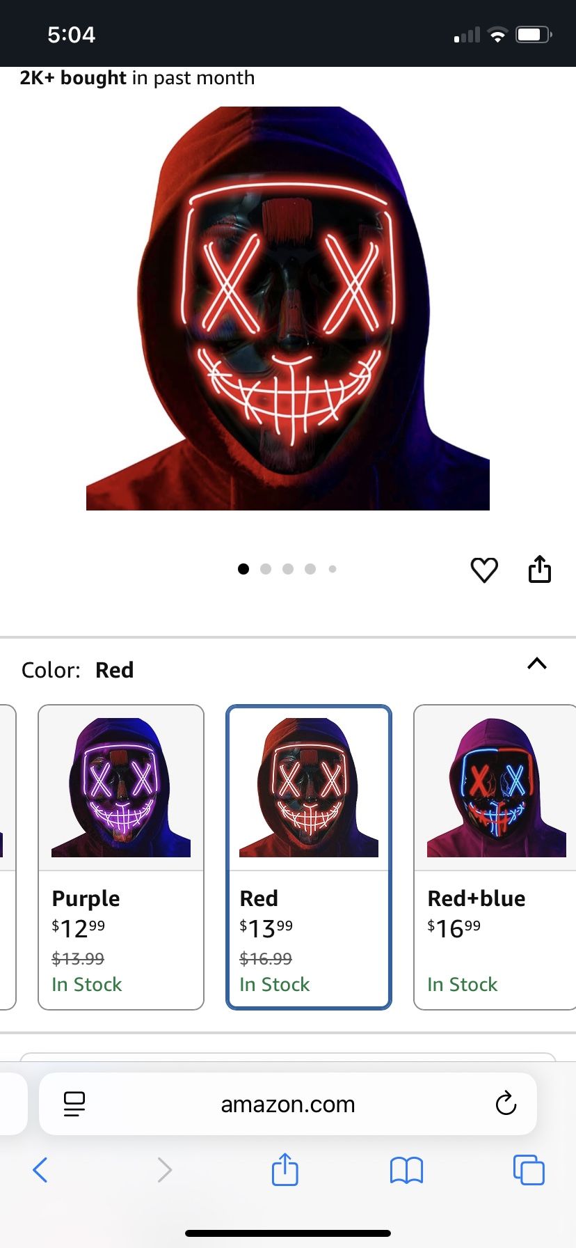 LED MASK For Holloween